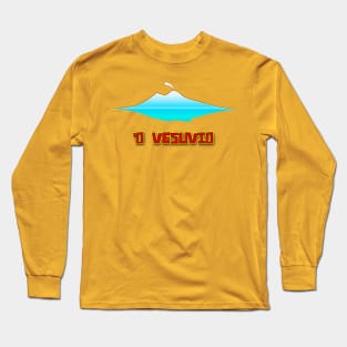The smoking Vesuvio Long Sleeve T-Shirt
